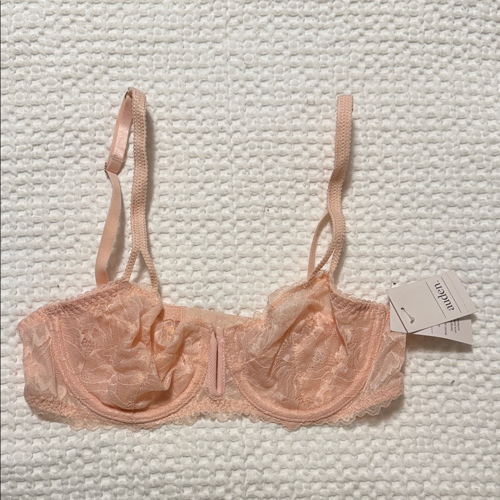 Auden Soft Peach Lace Bra